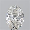 Diamante Natural 0.90 quilates, Ovalado , Color G, claridad VVS2 y certificado GIA