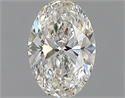 Natural Diamond 0.51 Carats, Oval with  Cut, G Color, SI1 Clarity and Certified by GIA