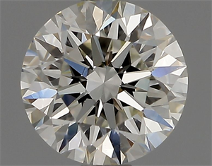 Picture of Natural Diamond 0.72 Carats, Round with Excellent Cut, J Color, VS2 Clarity and Certified by GIA