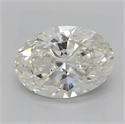 Natural Diamond 1.50 Carats, Oval with  Cut, J Color, SI2 Clarity and Certified by GIA