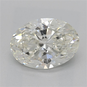 Picture of Natural Diamond 1.50 Carats, Oval with  Cut, J Color, SI2 Clarity and Certified by GIA