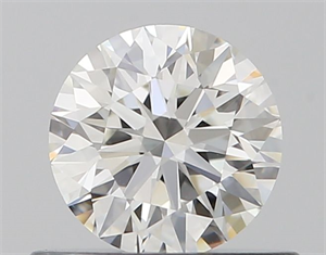 Foto Diamante Natural 0.51 quilates, Redondo , Color I, claridad IF y certificado GIA de