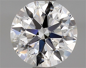 Picture of Natural Diamond 0.90 Carats, Round with Excellent Cut, E Color, VS2 Clarity and Certified by GIA