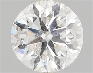 Picture of Natural Diamond 0.90 Carats, Round with Very Good Cut, F Color, I1 Clarity and Certified by GIA