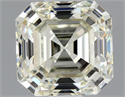 Natural Diamond 0.95 Carats, Asscher with  Cut, M Color, IF Clarity and Certified by GIA