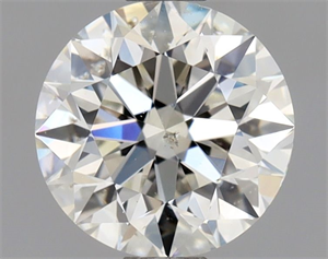 Picture of Natural Diamond 0.90 Carats, Round with Excellent Cut, I Color, SI2 Clarity and Certified by GIA