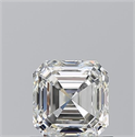 Diamante Natural 0.92 quilates, Asscher , Color I, claridad VS1 y certificado GIA