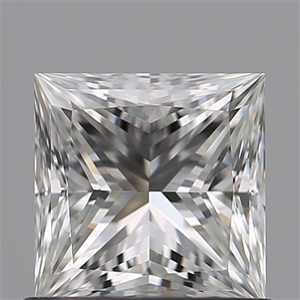 Picture of Natural Diamond 0.70 Carats, Princess with  Cut, F Color, VVS1 Clarity and Certified by GIA