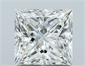 Natural Diamond 1.05 Carats, Princess with  Cut, I Color, VS1 Clarity and Certified by GIA