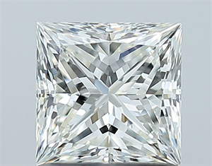 Picture of Natural Diamond 1.05 Carats, Princess with  Cut, I Color, VS1 Clarity and Certified by GIA