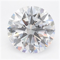 Lab Grown Diamond 2.27 Carats, Round with Ideal Cut, D Color, IF Clarity and Certified by IGI