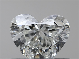 Picture of Natural Diamond 0.40 Carats, Heart with  Cut, J Color, VVS2 Clarity and Certified by GIA