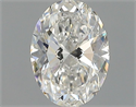 Diamante Natural 0.50 quilates, Ovalado , Color F, claridad SI1 y certificado GIA
