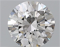 Natural Diamond 0.50 Carats, Round with Excellent Cut, E Color, SI1 Clarity and Certified by GIA