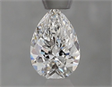 Diamante Natural 0.40 quilates, De pera , Color E, claridad VVS2 y certificado GIA