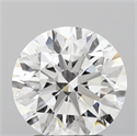 Lab Grown Diamond 2.81 Carats, Round with Ideal Cut, D Color, VVS1 Clarity and Certified by IGI