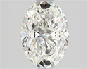 Natural Diamond 1.02 Carats, Oval with  Cut, G Color, IF Clarity and Certified by GIA