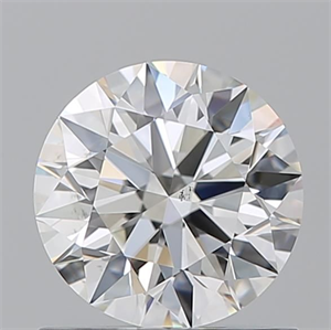 Picture of Natural Diamond 0.91 Carats, Round with Excellent Cut, I Color, VS2 Clarity and Certified by GIA