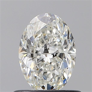 Picture of Natural Diamond 0.60 Carats, Oval with  Cut, H Color, VS2 Clarity and Certified by GIA