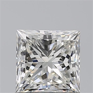 Picture of Natural Diamond 1.09 Carats, Princess with  Cut, J Color, VVS1 Clarity and Certified by GIA
