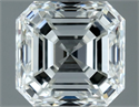 Natural Diamond 1.00 Carats, Asscher with  Cut, H Color, VS2 Clarity and Certified by IGI