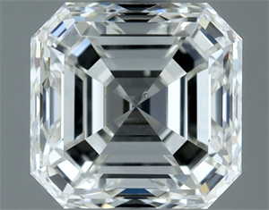 Picture of Natural Diamond 1.00 Carats, Asscher with  Cut, H Color, VS2 Clarity and Certified by IGI