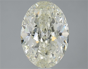 Picture of Natural Diamond 2.01 Carats, Oval with  Cut, J Color, SI1 Clarity and Certified by IGI