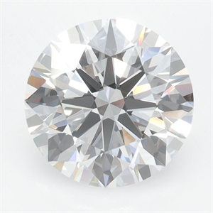 Picture of Lab Grown Diamond 2.61 Carats, Round with Ideal Cut, D Color, VVS1 Clarity and Certified by IGI
