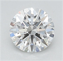 Lab Grown Diamond 1.22 Carats, Round with Ideal Cut, D Color, VS1 Clarity and Certified by IGI