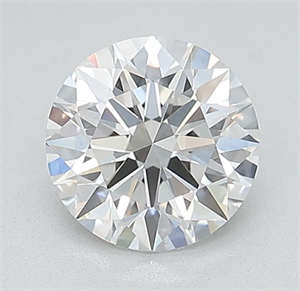 Picture of Lab Grown Diamond 1.22 Carats, Round with Ideal Cut, D Color, VS1 Clarity and Certified by IGI