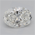Natural Diamond 2.51 Carats, Oval with  Cut, G Color, VS2 Clarity and Certified by GIA