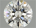 Natural Diamond 0.50 Carats, Round with Excellent Cut, I Color, VS1 Clarity and Certified by GIA