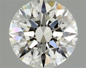 Picture of Natural Diamond 0.50 Carats, Round with Excellent Cut, I Color, VS1 Clarity and Certified by GIA