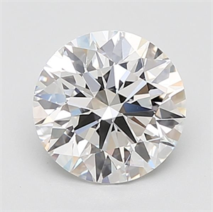 Picture of Lab Grown Diamond 3.07 Carats, Round with Ideal Cut, F Color, IF Clarity and Certified by IGI