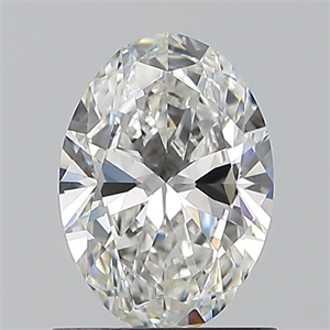 Picture of Natural Diamond 0.90 Carats, Oval with  Cut, G Color, VS2 Clarity and Certified by GIA