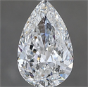 Natural Diamond 0.80 Carats, Pear with  Cut, F Color, VVS1 Clarity and Certified by GIA