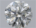 Natural Diamond 2.17 Carats, Round with Excellent Cut, I Color, SI1 Clarity and Certified by GIA