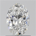 Natural Diamond 0.80 Carats, Oval with  Cut, E Color, VVS2 Clarity and Certified by GIA