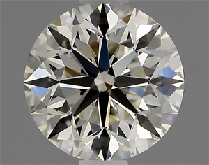 Picture of Natural Diamond 1.00 Carats, Round with Excellent Cut, I Color, VVS2 Clarity and Certified by IGI