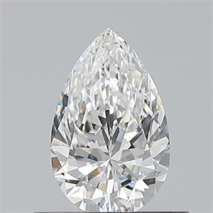 Picture of Natural Diamond 0.50 Carats, Pear with  Cut, E Color, VVS1 Clarity and Certified by GIA