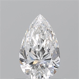 Foto Diamante Natural 0.53 quilates, De pera , Color E, claridad VS1 y certificado GIA de