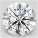 Lab Grown Diamond 3.12 Carats, Round with Excellent Cut, D Color, IF Clarity and Certified by GIA
