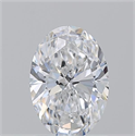 Natural Diamond 1.20 Carats, Oval with  Cut, D Color, VS2 Clarity and Certified by GIA