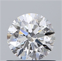 Diamante Natural 0.70 quilates, Redondo , Color D, claridad VS2 y certificado GIA