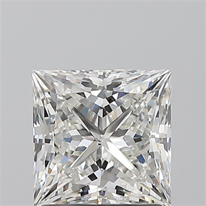 Foto Diamante Natural 1.51 quilates, Princesa , Color H, claridad SI1 y certificado GIA de