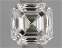 Diamante Natural 0.62 quilates, Asscher , Color F, claridad SI1 y certificado IGI