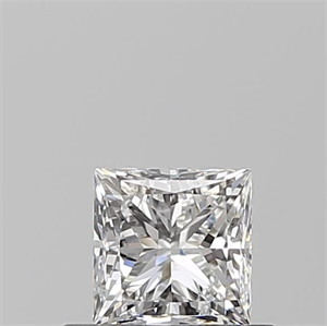 Picture of Natural Diamond 0.50 Carats, Princess with  Cut, F Color, VVS1 Clarity and Certified by GIA