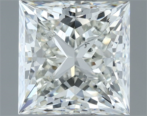 Picture of Natural Diamond 1.50 Carats, Princess with  Cut, H Color, VS2 Clarity and Certified by IGI