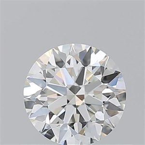 Picture of Natural Diamond 0.52 Carats, Round with Excellent Cut, J Color, VVS1 Clarity and Certified by GIA