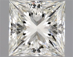 Picture of Natural Diamond 1.01 Carats, Princess with  Cut, J Color, VVS1 Clarity and Certified by GIA